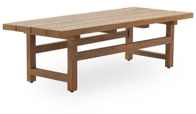 Sika-Design Julian Udendørs Sofabord 140x55 cm Teak